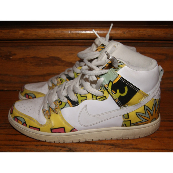 Nike SB Dunk High de La Soul White Mens Size 9 - 2014 main image 11